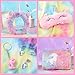 Unicorn Gifts for Girls, Glow in The Dark Blanket, Night Light Kit, Magical Unicorn Toys for Kids, Soft Blanket for Girls Ages 3 4 5 6 7 8 Years Old.