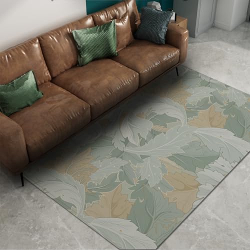 Tapis 160x200cm tropicaux salon poil court lavable - 6