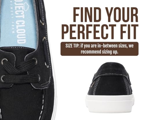 Image of Project Cloud Canvas Sneakers for Women - Memory Foam Slip On Shoes Women Footwear - Lightweight and Non Slip Fashion Sneakers (Seasalt)