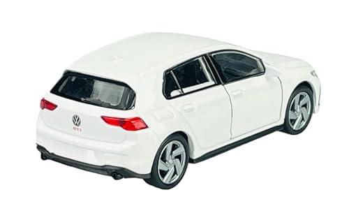 Welly VW Volkwagen Golf 8 VIII GTI 5 Türer Weiss 8. Generation Ab 2019 ca 1/34-1/39 Metall Modell Auto Die Cast Neu im Kasten