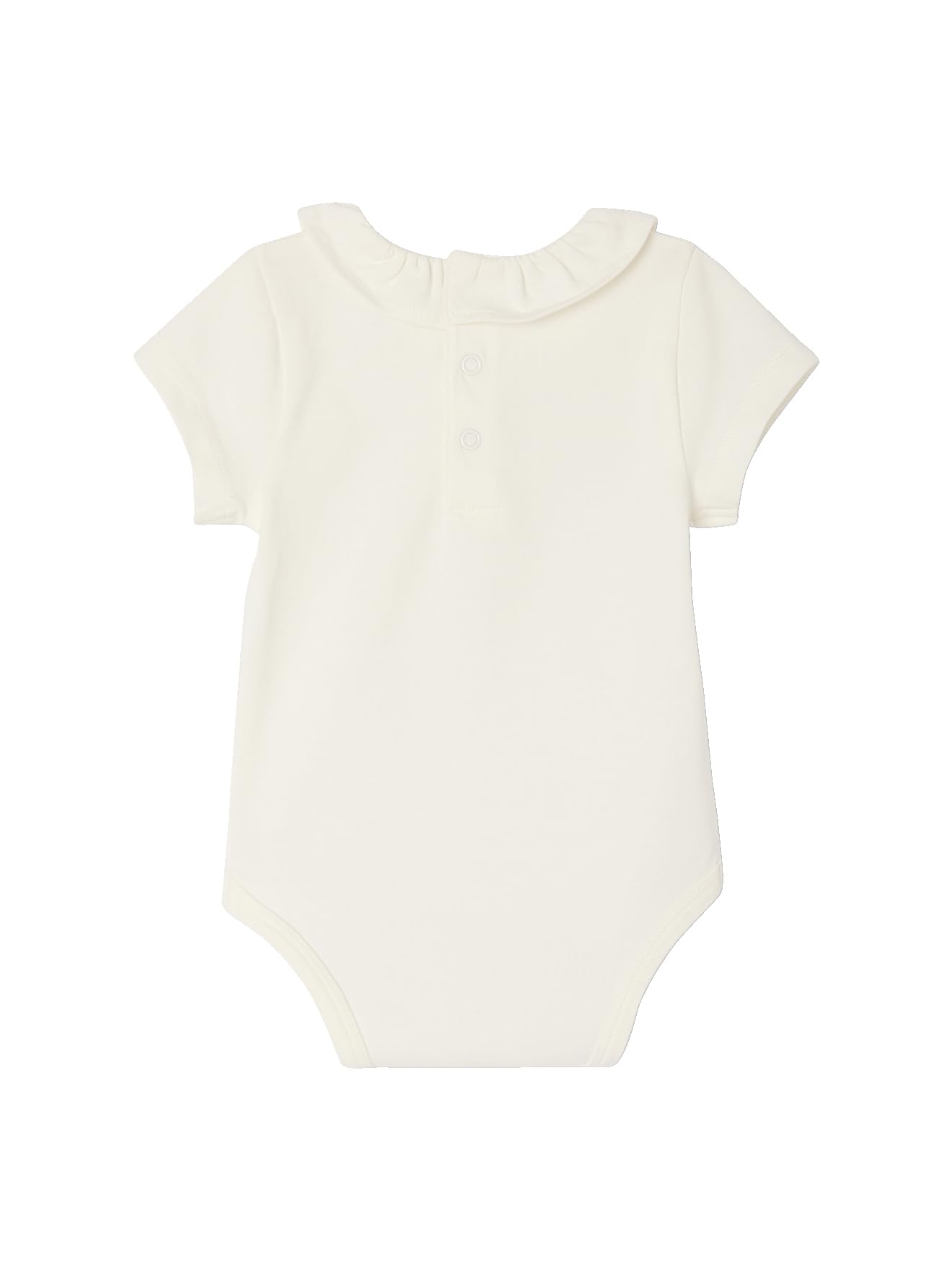 VERTBAUDET Lot de 2 bodies bébé col fantaisie manches courtes