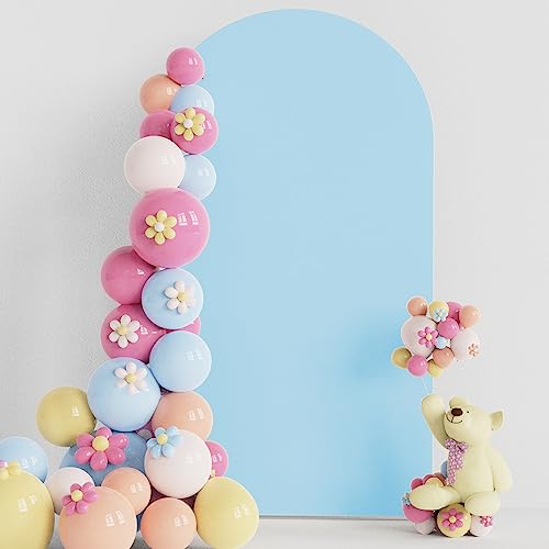 Arch Backdrop Cover, 7.2ft, Arch Covers Stretchy Backdrop, Dusty Blue