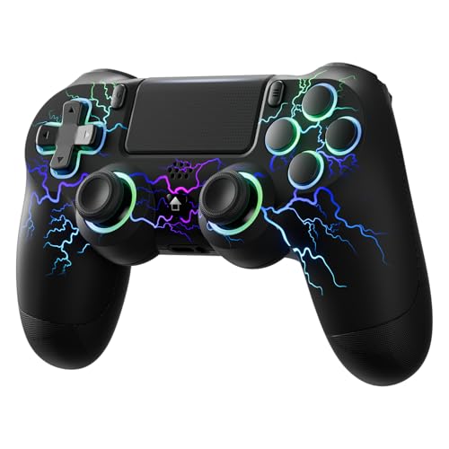 Genérico Mando para PS4, 2025 UPGRADE Mando Bluetooth para PS4/PC, Type-C puerto, Hall Joystick,...