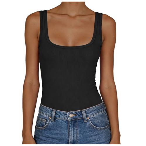Camiseta sujetador incorporado de tirantes para looks casuales y cómodos