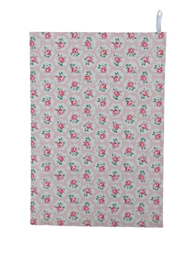 Tea Towel in Cath Kidston Provence Rose Pink Handmade in UK