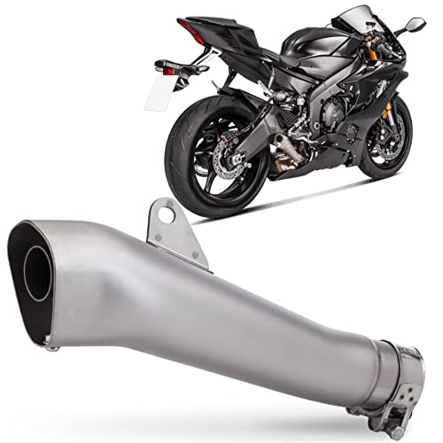 Tubo de enlace medio para Yamaha R6 silenciador de escape modificado de 2006 a 2019