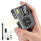 Woowind Pompa Per Bicicletta, Mini Compressore Portatile, Gonfiaggio rapido in 50s, 120 PSI / 8,3BAR, Pompa Bici Compatibile con Valvole Presta e Schrader per Biciclette da Strada, MTB e E-bike