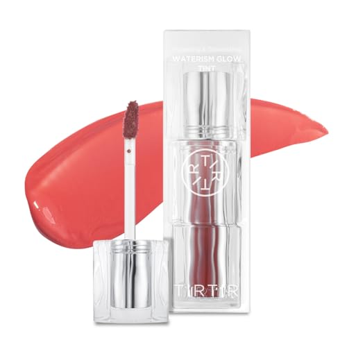 TIRTIR Waterism Tinted Lip Gloss #02 Merry Coral, 0.14 Fl Oz – Kiss Ready Lipgloss, 12H Long Lasting Non Sticky Natural Tinted Glow Korean Multiuse Cheek and Lip Tint for Women gift