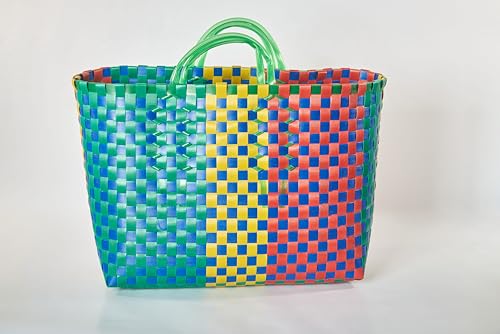 Image of The Quirk Box Premium Multipurpose Organizer Tiffin Basket Carry Bag, Storage & Picnic Basket, Lunch Bag, Gift Hamper, Shopping, Handbag for Lunch Box,Kids Storage - 33 litres(Green-XL)