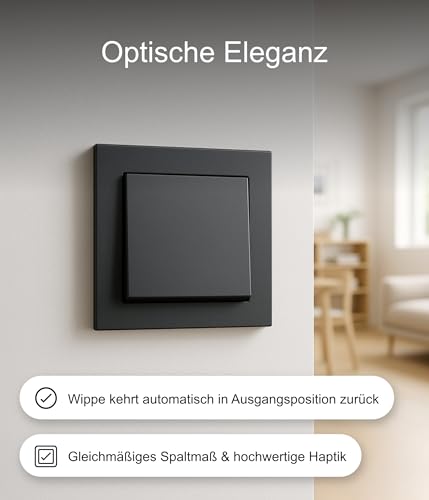 GIRA 310600 Wechselschalter Einsatz IP20 10AX 250V~ I Universal-Aus-Wippschalter für Unterputzmontage I LED Kontroll-Dauerbeleuchtung I… – Ansicht 3