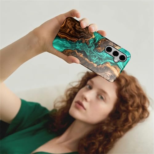 Coque Samsung S25 Plus double couche hybride résistante aux rayures effet marbre
