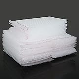 ACXFOND 100PCS Clear Self-Seal Bubble Pouches, 5x7 Inches, Plastic Bubble Bags for Packing, Shipping, Storage