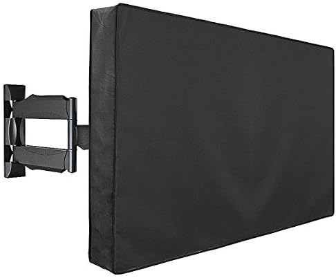 Ihomepark Outdoor TV Cover, Weatherproof Universal Protector for 65" - 70" LCD, LED, Plasma Television Screens. Dust-proof with Bottom Seal and Soft Liner - Compatible with Standard Mounts and Stands