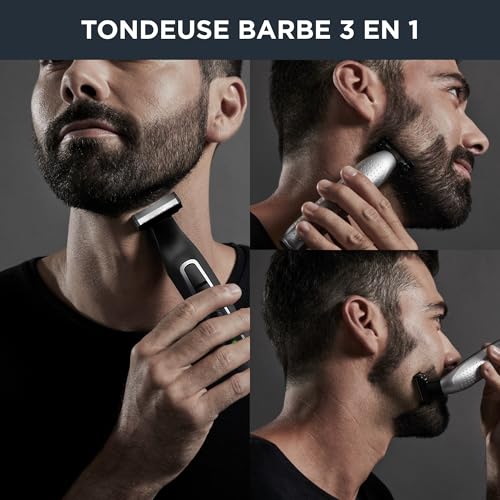 Tondeuse barbe acier inoxydable Rowenta Forever Sharp pour un rasage haute précision
