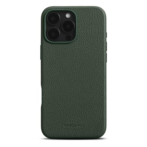 Étui cuir iPhone 16 Pro Max vert : la coque mince idéale pour vos déplacements quotidiens
