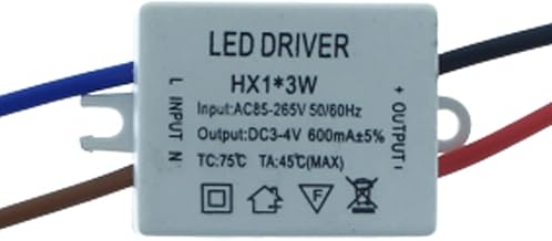 LED-Treiber DC 600mA 3V-4V DC 1X3W Konstantstrom-Netzteil Transformator 3W