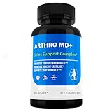 ARTHRO MD Plus Joint Support Complex – Marine Collagen, Vitamin C & B3 – Advanced Joint & Cartilage Support Supplement – 60 Capsules – Made in UK –2 Months Supply