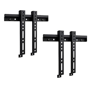 RISSACHI® TV Stand | Wall Mount TV Stand Fixed Bracket for 14–43 Inch LED LCD TVs | Universal VESA Compatible | Metal Build | Slim Design | Space Saving Mount for Home and Office