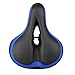 Confort Vélo Siège Pour Hommes / Femmes - Large Big Bum Vélo Gel Cruiser Extra Confort Sportif Soft Pad Selle, Remplacement Vélo Selle Fit Pour Vélo D'Exercice et de Plein Air Vélo