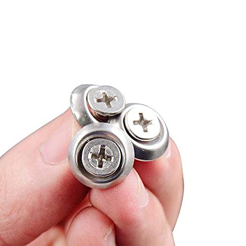 Taodan 100Pcs #8 304 Stainless Steel Countersunk Finishing Cup Washers Gasket Fasteners #TOP4