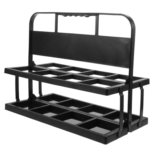 PRETYZOOM Foldable Water Bottle Carrier with Handle Portable Drink Holder for Athletes and for Outdoor Events Picnics and Home Use Space Saving Design for Organized Storage