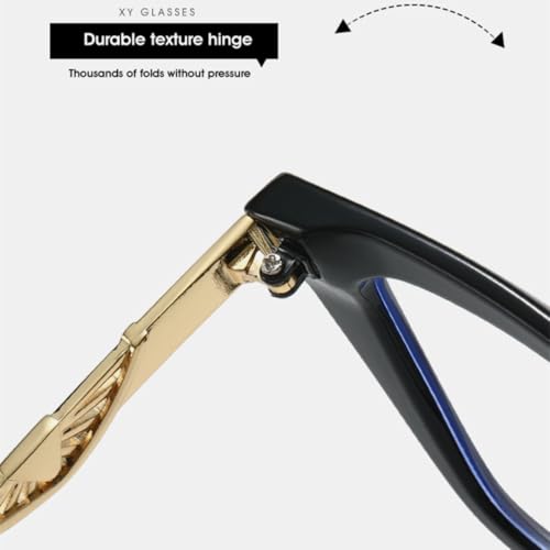 Lunettes œil de chat pour femmes stylées au bureau devant les écrans - 4