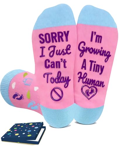 PartyGalore Pregnancy Mom to be Gifts for 1st Time Mom Socks for Pregnant Daughter Wife, Christmas Birthday Mother Gifts for New Mama