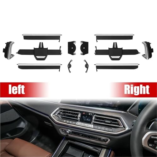Rejilla de salida de aire de salpicadero para BMW X5 X6 X7 G05 G06 G07 2020-2021 6