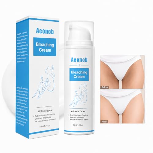 Aeonob Dark Spot Remover for Body, Skin Bleaching Cream, Skin Lightening Cream for Intimate Area, Gentle Vitamin C for Underarms, Bikini Line, Knees, Elbows, Inner Thighs (1.7FL.OZ.) upgraded