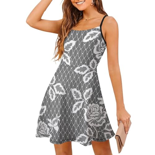 Robe d'été à bretelles spaghetti à la coupe fluide et épurée