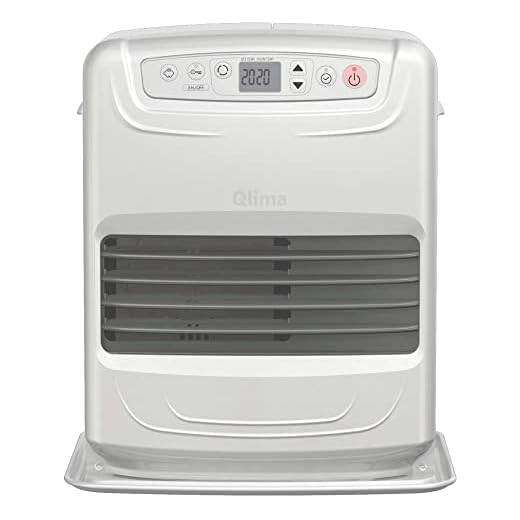 QLIMA Estufa de combustible líquido SRE 3531 TC-2 Qlima - portátil - sin instalación - potencia máx. 3,1 kW - para piezas de hasta 120 m3 - Bomba manual gratuita - 4 años de garantía