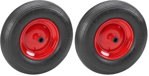 Roue increvable 400 mm Meister pour ne plus jamais crever en brouette jante acier
