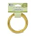 Artistic Wire 12 Gauge Round Anodized Aluminum Craft Wire, 39.3', Gold