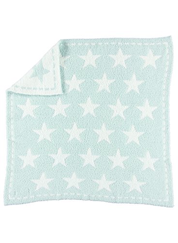 Barefoot Dreams ベアフットドリームス コージーシックドリームレシービング ブランケット Dream Receiving Blanket #B531 (ブルー/スター) [並行輸入品]