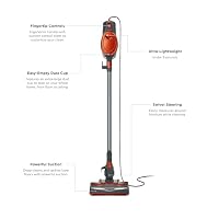 Shark Rocket Corded Stick Vacuum, Carpet & Hard Floors, Gray/Orange, HV301 — image 8