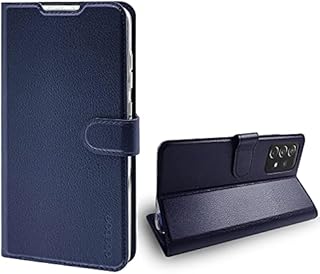 Aukvite For Samsung Galaxy A72 Case, Galaxy A72 PU Leather Folio Flip Wallet Phone Cover Magnetic Shockproof Phone Case with Card Slots Kickstand Compatible with Samsung Galaxy A72 5G 6.7 (Blue)