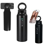 BillyO Bottle Borraccia Termica Sport con Supporto per Telefono Magnetico | 700 Millilitri | Borraccia in Acciaio Inossidabile a Prova di Perdite | Tappo a Vite | Ugello | Fredda 24 Ore, Calda 12 Ore