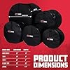 Gator Cases Rock Drum Set Bags: 22"x18", 10"x8", 12"x9", 16"x16", 6.5"x14"; (GP-ROCK-100) #4