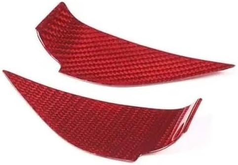 Dry Carbon Fiber Car Inner Door Handle Bowl Cover For Subaru BRZ ZD8 2022-2025 Door Wrist Trim Decoration Sticker Auto PartsRed carbon fiber