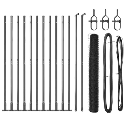 Ensemble de jardin 2 pièces gris en acier robuste pour petits espaces - 2