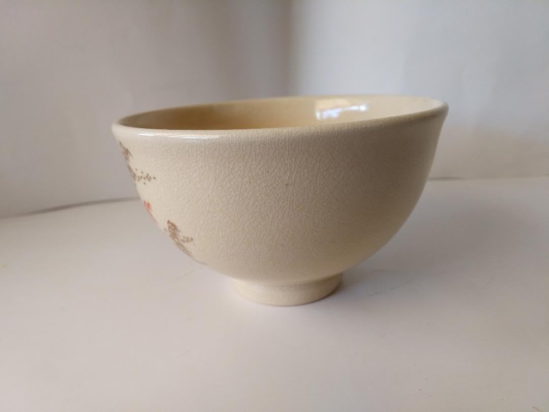 薩摩 錦江窯 野崎錦正 作 茶碗 共布 共箱 栞 茶道具 茶器 抹茶碗