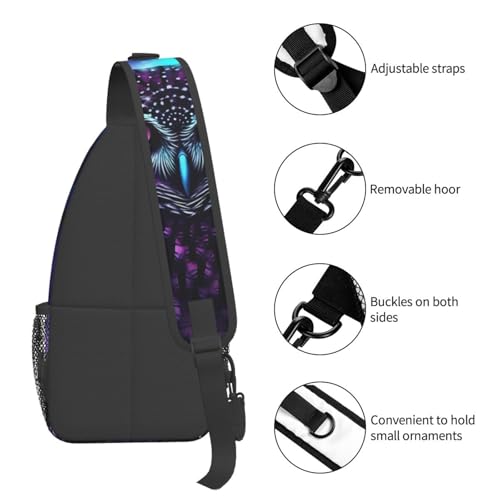 Mochila Sling Backpack Negra para uso urbano miniatura 4