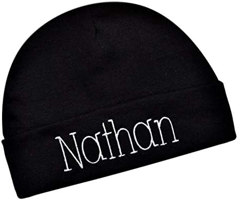 Embroidered and Personalized Baby Boy Hat Baby Shower Keepsake Custom Infant Hat