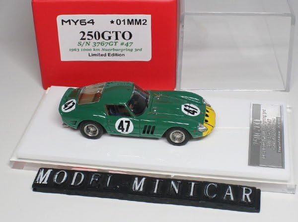 Amazon.co.jp: △世界限定！MY64 1/64 フェラーリ Ferrari 250GTO 250 