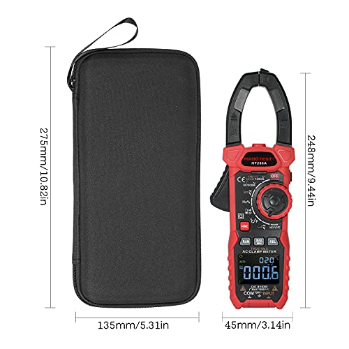 Alicate Amperímetro AC Digital Multímetro True-RMS Alicate Amperímetro Multi-testador com Amp Volt O
