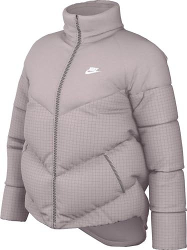 Nike W NSW TF Ecdwn GS Nk Windpfr Chaqueta, Platinum Violet/White, Large para Mujer