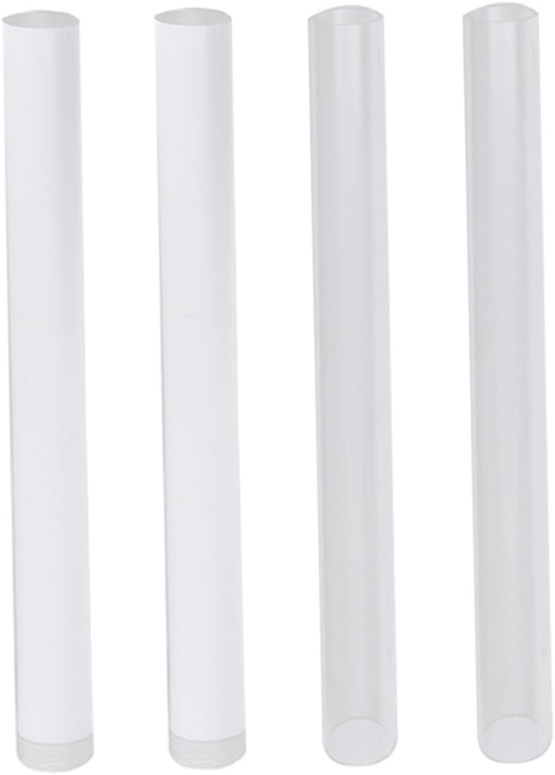 1set Acrylic Clay Rollers Solid Hollow Tools for Molding and Crafting Essential Clay Supplies for Beginners and Boys and Girls for Imagination and Creativity