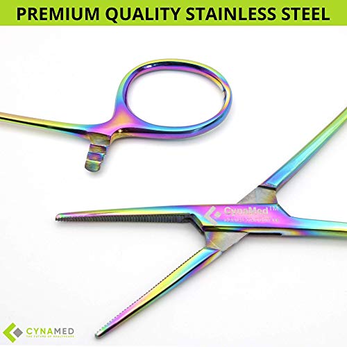 Cynamed 159R160R Set Of 2 Artzone Multi Color Hemostat Forceps thumb #4