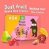 BEAR Fruit Rolls NEW Variety Pack - Strawberry, Mango & Raspberry - Real Fruit Snacks for Kids - 100% Natural Ingredients - No Added Sugar - Gluten Free - Vegan - Non-GMO - Healthy Lunchbox - 24 count