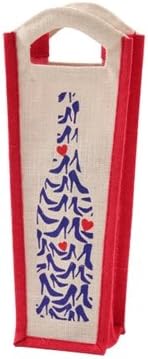 【ファンヴィーノ】麻ワインバッグ1本用（ハイヒール柄）&times;10枚セット（G07133-10）